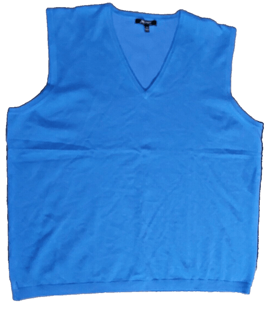 Affinity Apparel Clothing, Shoes & Accessories:Men:Men's Clothing:Sweaters AFFINITY APPAREL MEN'S SWEATER VESTS SLEEVELESS V-NECK KNIT ~ BLUE ~ NWOT