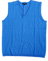 Affinity Apparel Clothing, Shoes & Accessories:Men:Men's Clothing:Sweaters AFFINITY APPAREL MEN'S SWEATER VESTS SLEEVELESS V-NECK KNIT ~ BLUE ~ NWOT