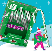 Brach's Home & Garden:Food & Beverages:Pantry:Sweets & Chocolate:Candy:Boiled & Hard Sweets Brach's Wintergreen Holiday Candy Canes ~ 12 Pk ~ 5.3 oz ~ Exp. 9/2026