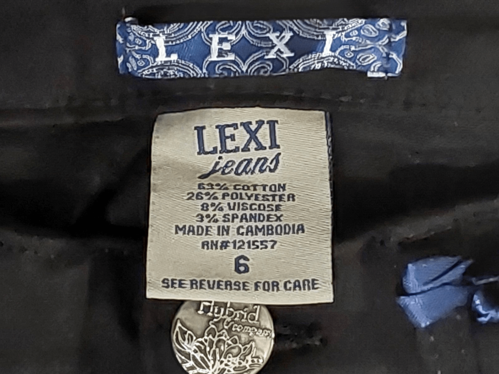 Brand: Lexi Clothing, Shoes & Accessories:Women:Women's Clothing:Jeans Lexi Women's Super Comfy Stretch Denim Skinny Jeans Black Style #XPS26122SK Sz 6