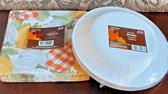 brother Sister Home & Garden:Greeting Cards & Party Supply:Party Supplies:Party Tableware & Serveware Thanksgiving Fall Pumpkins Paper Plates, 40 Dessert Plates 100 Napkins Bundle