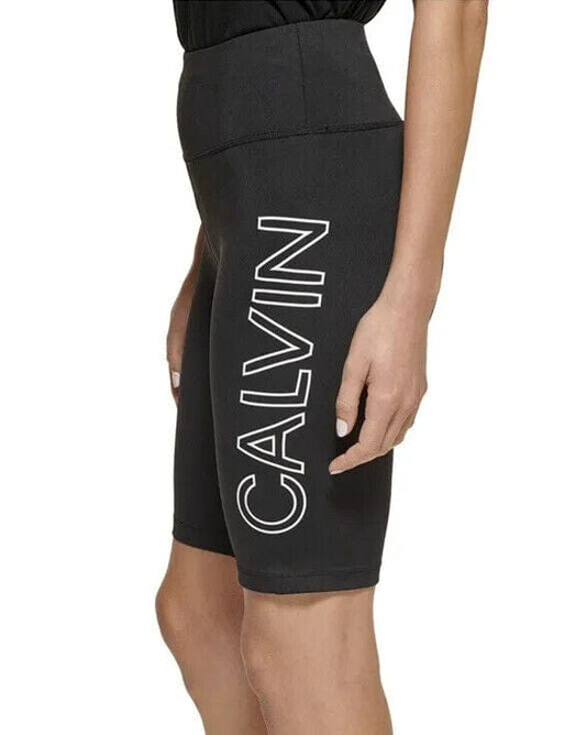 Calvin Klein Clothing, Shoes & Accessories:Women:Women's Clothing:Shorts Calvin Klein Women's Black High Rise Nylon Bike Shorts Phone Pocket Size XS~ NWT