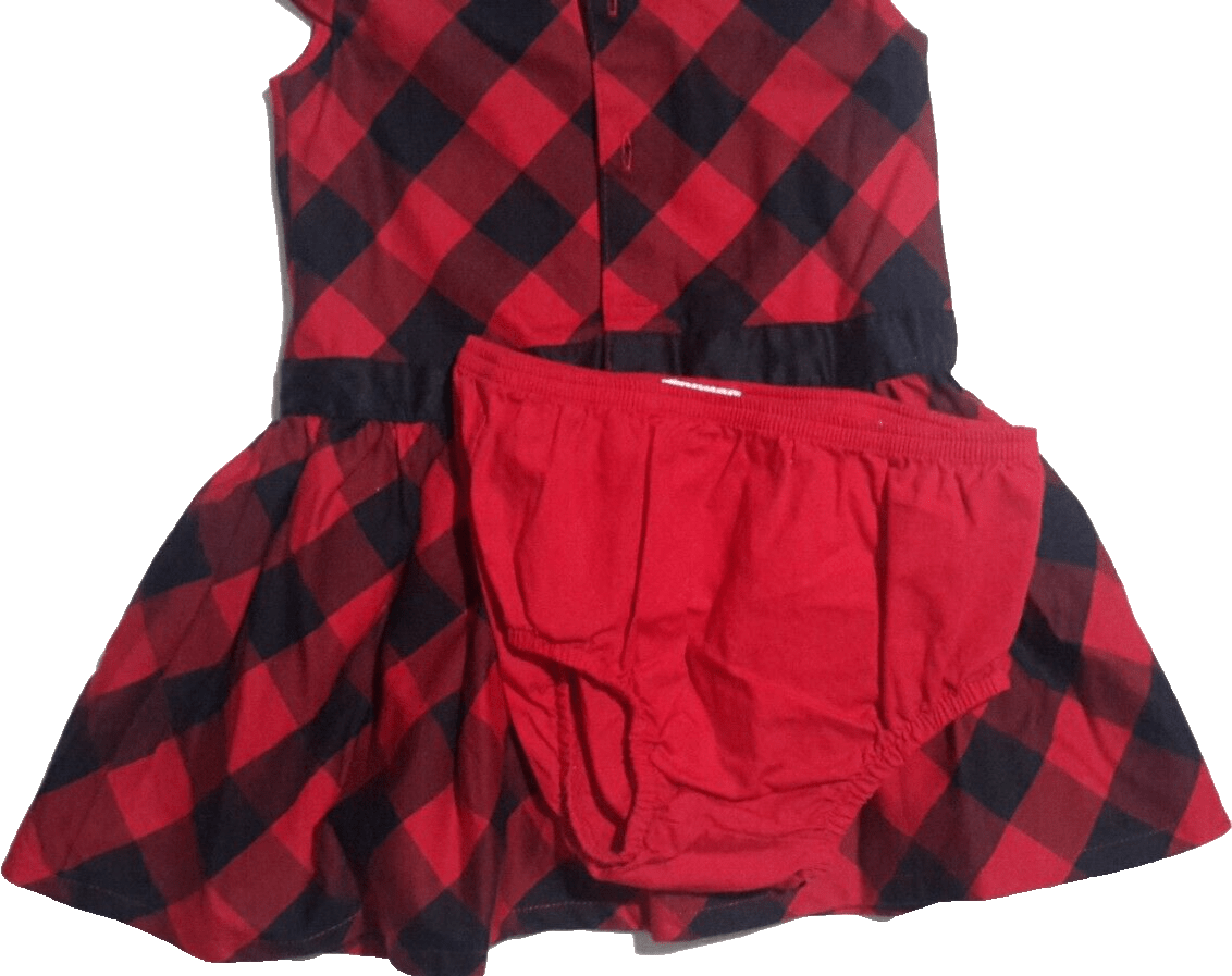 Carter's Clothing, Shoes & Accessories:Baby:Baby & Toddler Clothing:Dresses Just One You by Carter's Baby Girls' 24m Red Plaid Drop Waist Dress W/Bottoms