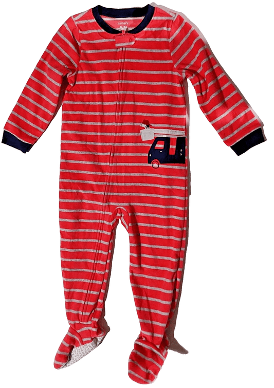 Carter's Clothing, Shoes & Accessories:Baby:Baby & Toddler Clothing:Sleepwear Carters Boy's Fleece One-Piece Footed Blanket Sleeper w/Applique ~ Sz. 3T ~ NWOT