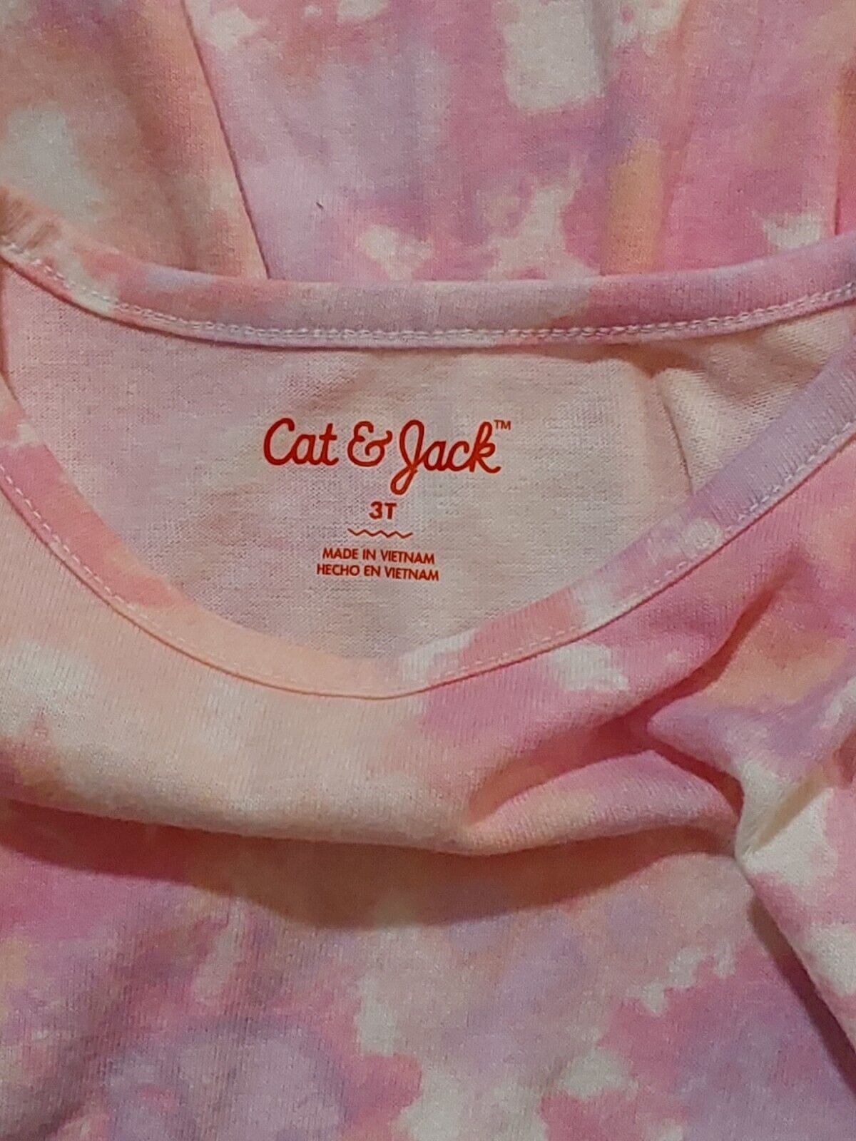 Cat & Jack Clothing, Shoes & Accessories:Baby:Baby & Toddler Clothing:Dresses Cat & Jack Girls Size 3T Short Sleeve Warm Tie Dye Fit & Flare Dress~ NWT