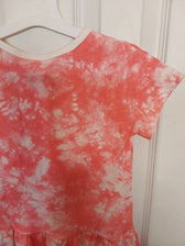 Cat & Jack Clothing, Shoes & Accessories:Baby:Baby & Toddler Clothing:Dresses Cat & Jack Girls Size 5T Short Sleeve Tie Dye Coral 100% Cotton Knit Dress~ NWOT