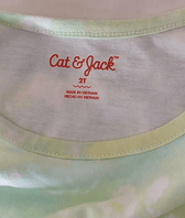 Cat & Jack Clothing, Shoes & Accessories:Baby:Baby & Toddler Clothing:Dresses Cat & Jack Girls Sizes 2T or 3T Short Sleeve Tie Dye Multi Fit & Flare Dresses ~ NWT