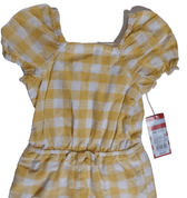 Cat & Jack Clothing, Shoes & Accessories:Baby:Baby & Toddler Clothing:One-Pieces Cat & Jack Toddler Girl's Size 18-Months Mustard Gingham Short Romper  ~ NWT