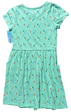 Cat & Jack Clothing, Shoes & Accessories:Kids:Girls:Girls' Clothing (Sizes 4 & Up):Dresses Cat & Jack Girls Size SZ XL (14) Short Sleeve Dress, Pockets Shamrock Print NWT