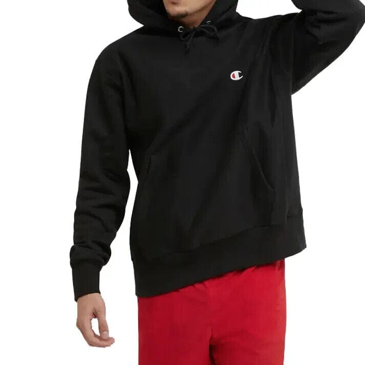 Champion Clothing, Shoes & Accessories:Men:Men's Clothing:Activewear:Hoodies & Sweatshirts CHAMPION Men XS Reverse Weave Hoodie Black w/Side Gussets (GF68 Y06145 BKC) NWT