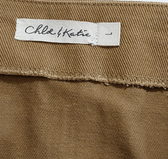 Chloe & Katie Clothing, Shoes & Accessories:Women:Women's Clothing:Skirts Chloe & Katie Women’s Large Dark Mustard Full Zip Up Mini Skirt 100% Cotton NWOT