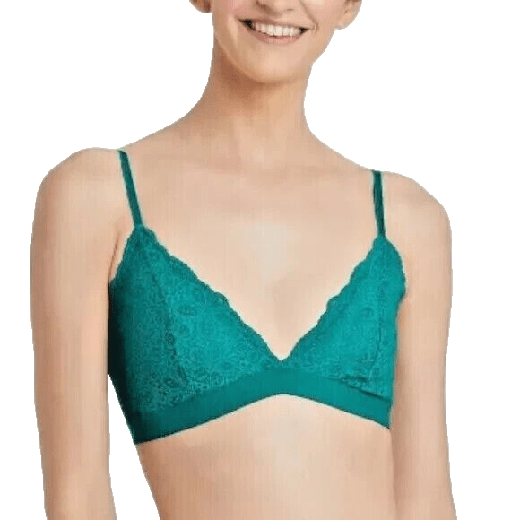 Colsie Clothing, Shoes & Accessories:Women:Women's Clothing:Intimates & Sleep:Bras & Bra Sets Lot of 2 Colsie Womens Medium Lace Triangle Bralettes - Green ~ NWT