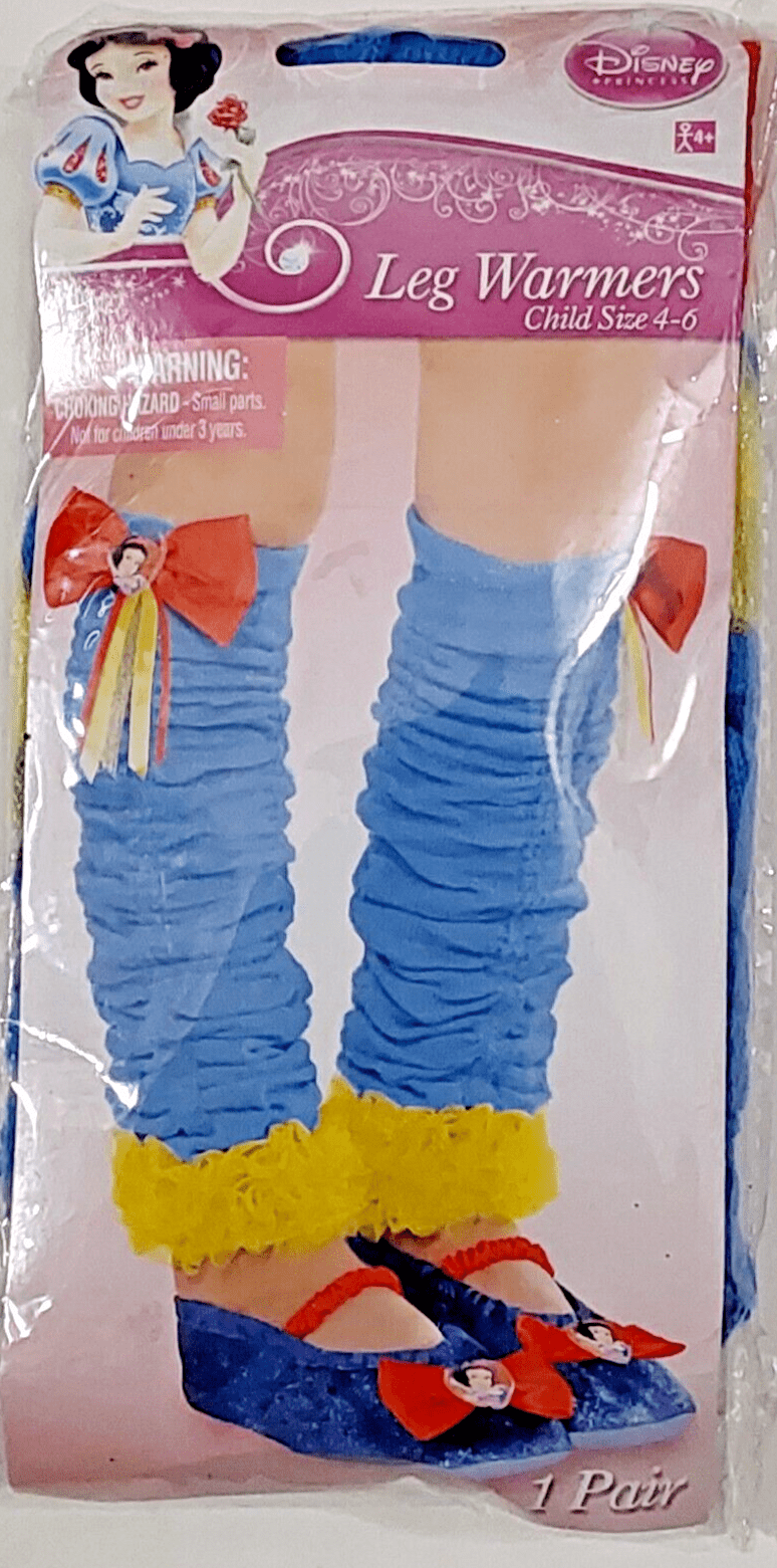 Disney Clothing, Shoes & Accessories:Specialty:Costumes, Reenactment, Theater:Costumes:Girls LOT OF 2-Disney Princess Snow White & Rapunzel Leg Warmers Costume Halloween NEW