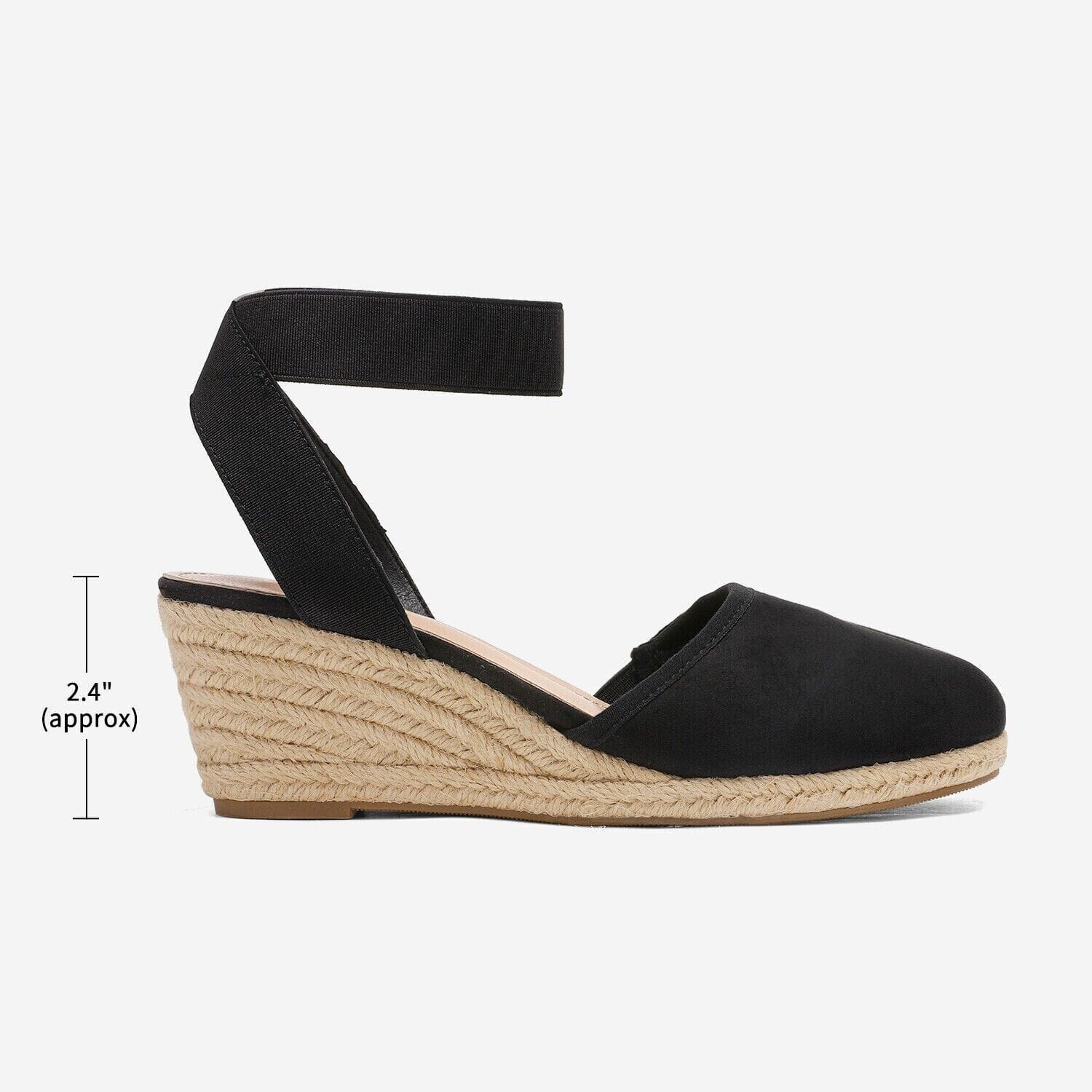 DREAM PAIRS Clothing, Shoes & Accessories:Women:Women's Shoes:Sandals DREAM PAIRS Women Espadrilles Wedge Sandals Elastic Ankle Strap Close Toe Shoes