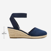 DREAM PAIRS Clothing, Shoes & Accessories:Women:Women's Shoes:Sandals DREAM PAIRS Women Espadrilles Wedge Sandals Elastic Ankle Strap Close Toe Shoes