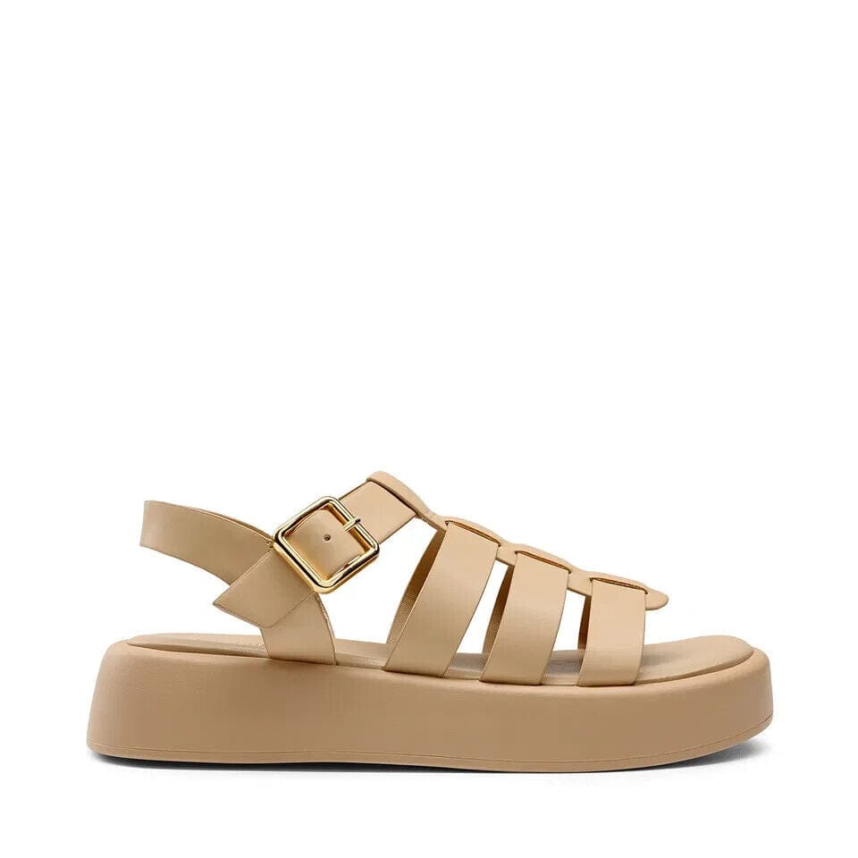 DREAM PAIRS Clothing, Shoes & Accessories:Women:Women's Shoes:Sandals Dream Pairs Women Nude Fisherman Gladiator Sandals Strappy Comfort Wedge Sandals