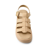 DREAM PAIRS Clothing, Shoes & Accessories:Women:Women's Shoes:Sandals Dream Pairs Women Nude Fisherman Gladiator Sandals Strappy Comfort Wedge Sandals