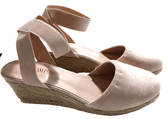 Dream Pairs Clothing, Shoes & Accessories:Women:Women's Shoes:Sandals Dream Pairs Women Sz 10 Espadrille Wedge Sandals Elastic Ankle Strap Close Toe