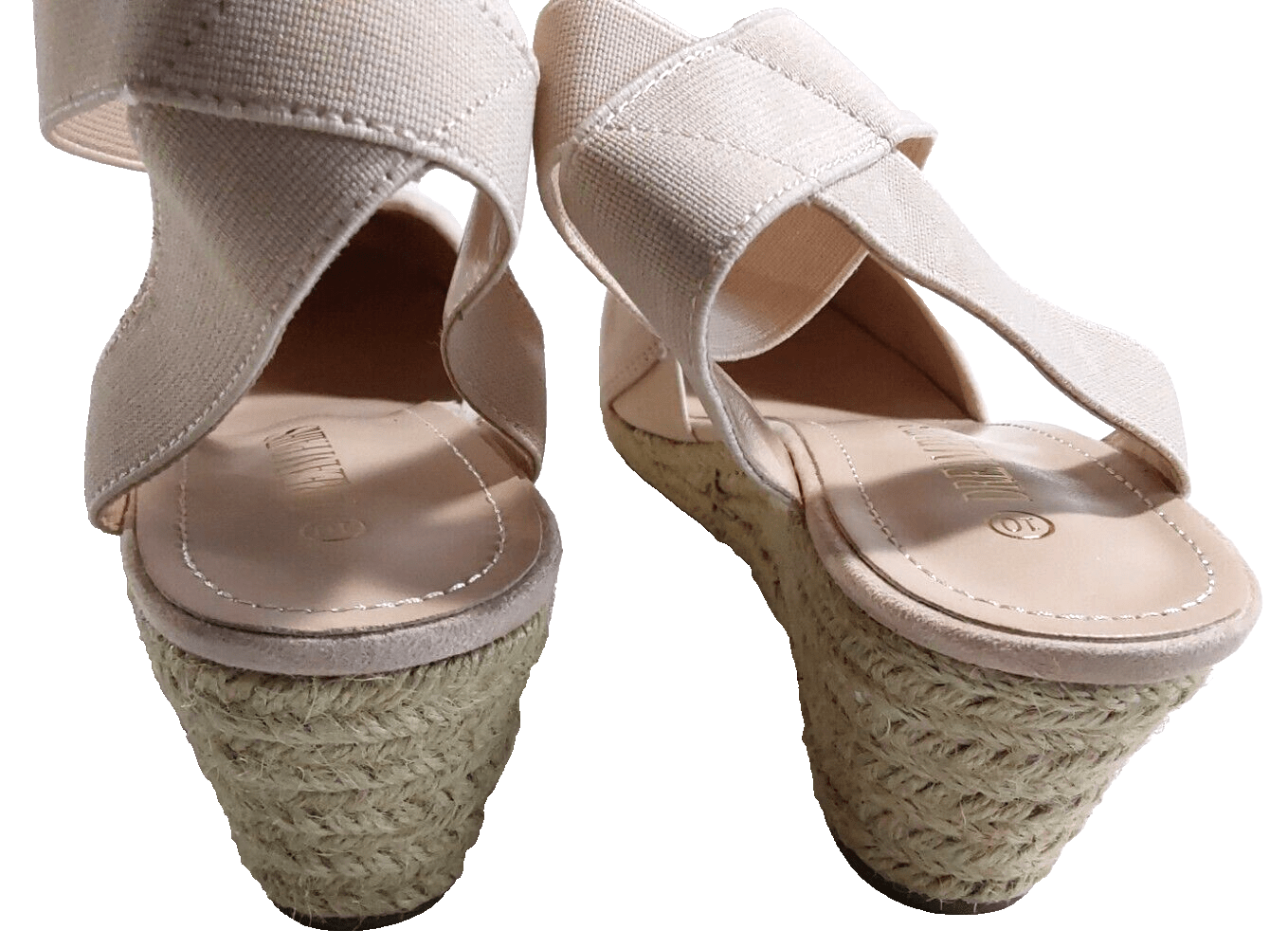 Dream Pairs Clothing, Shoes & Accessories:Women:Women's Shoes:Sandals Dream Pairs Women Sz 10 Espadrille Wedge Sandals Elastic Ankle Strap Close Toe