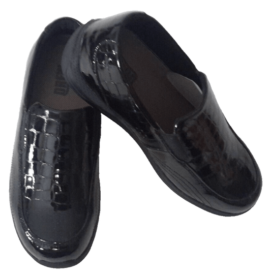 Drew Clothing, Shoes & Accessories:Women:Women's Shoes:Comfort Shoes DREW Womens Slip-on Black Patent Embossed Leather Loafers ~ size 7WW ~ New