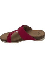 Earth Origins Clothing, Shoes & Accessories:Women:Women's Shoes:Sandals Earth Origins Braided Print Toe-Post Sandals Onida Raspberry ~ 7.5 ~ New in Box