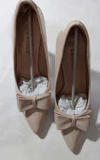 Ebynue Clothing, Shoes & Accessories:Women:Women's Shoes:Heels EBYNUE Women's Nude Patent Pumps, Pointed Toe, High Heels (4 Inch) ~ Sz 10 ~ New