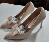 Ebynue Clothing, Shoes & Accessories:Women:Women's Shoes:Heels EBYNUE Women's Nude Patent Pumps, Pointed Toe, High Heels (4 Inch) ~ Sz 10 ~ New