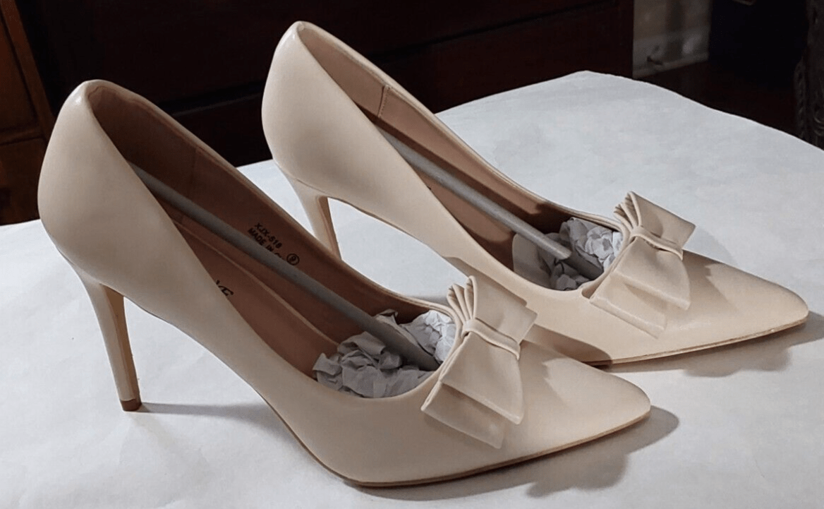 Ebynue Clothing, Shoes & Accessories:Women:Women's Shoes:Heels EBYNUE Women's Nude Pumps, Pointed Closed Toe, High Heels (4 Inch) ~ Sz 9 ~ New