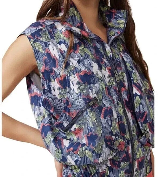 Free People Movement Clothing, Shoes & Accessories:Women:Women's Clothing:Coats, Jackets & Vests FP Movement Size M Women's "Off The Grid" Supernova Floral Vest with Hood ~ NWOT