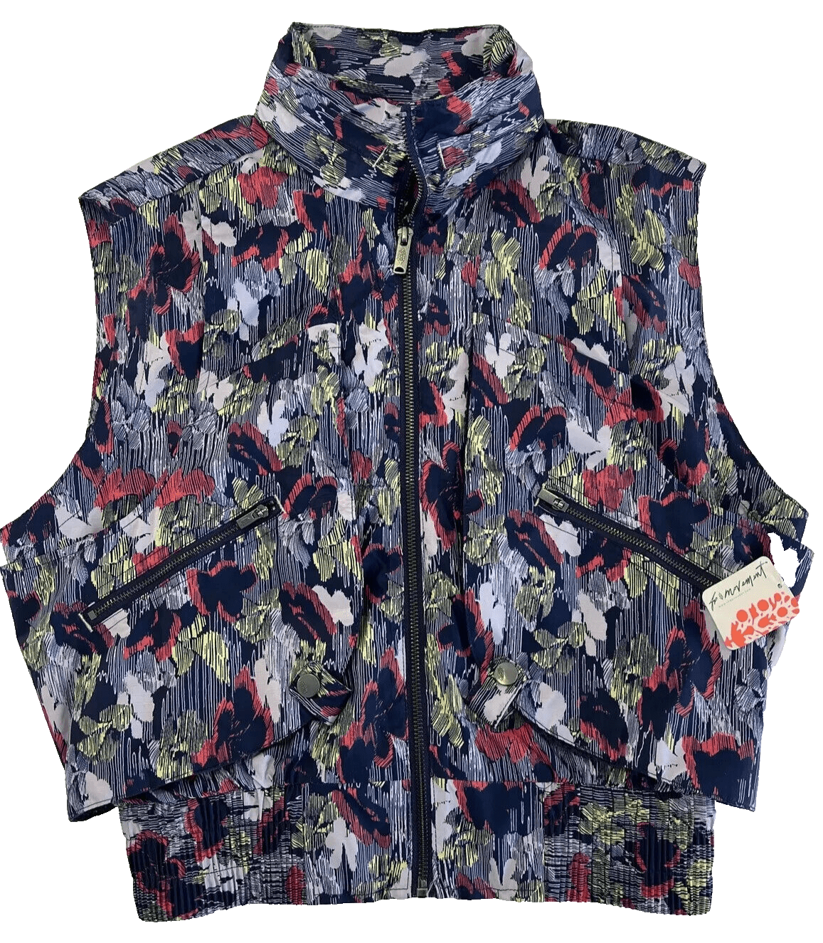 Free People Movement Clothing, Shoes & Accessories:Women:Women's Clothing:Coats, Jackets & Vests FP Movement Size M Women's "Off The Grid" Supernova Floral Vest with Hood ~ NWOT