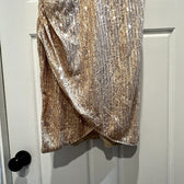 Grace Karin Clothing, Shoes & Accessories:Women:Women's Clothing:Dresses Grace Karin Rose Gold Sequin V-Neck Bodycon Dress ~ Size Medium - NWT