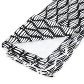 Kitchen Home & Garden:Kitchen, Dining & Bar:Linens & Textiles:Towels & Dishcloths Thyme & Table Aspen Collection 100% Cotton Kitchen Towels, Black White, 2-Pc Set