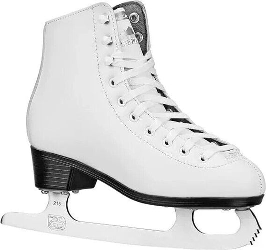 Lake Placid Sporting Goods:Winter Sports:Ice Skating:Skates:Youth Skates LAKE PLACID~ Cascade- Youth Girls- Size 11J- Figure Ice Skates #LP206G- Open Box