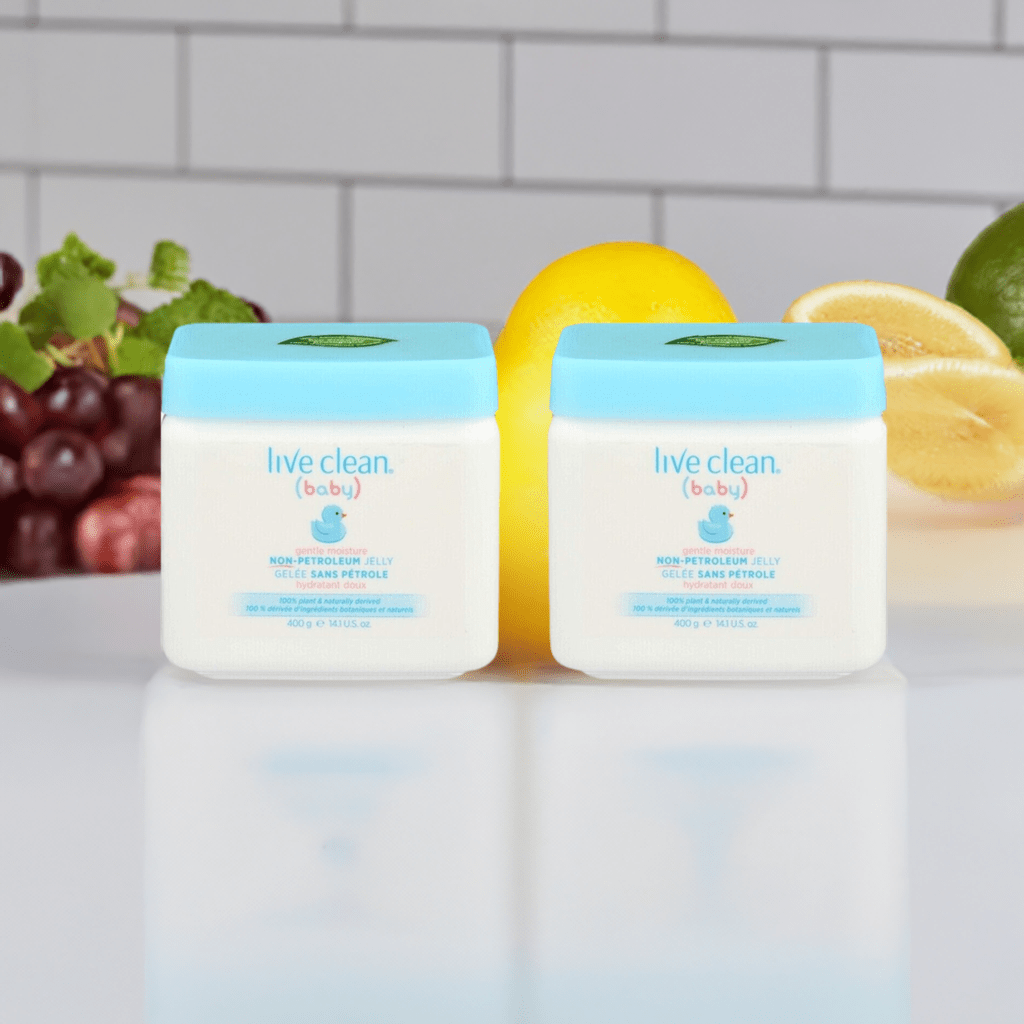 Live clean Baby:Bathing & Grooming:Skin Care 2-Pack ~ Live Clean Baby ~ Gentle Moisture Non-Petroleum Jelly ~ 14.1 oz / 400g