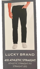 Lucky Brand Clothing, Shoes & Accessories:Men:Men's Clothing:Jeans Lucky Brand Men’s 410 Athletic Straight Fit/Leg Jeans Black ~ 34W x 32L/32W x 32L ~ NWT