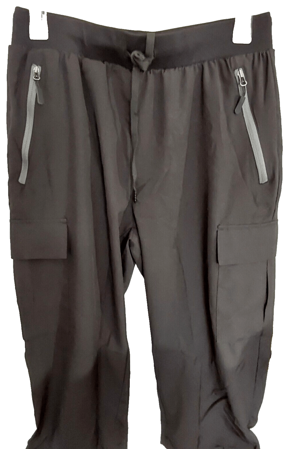 M MAROAUT Clothing, Shoes & Accessories:Women:Women's Clothing:Pants M MAROAUT Women's Black Capri Athletic Cargo Pants Zipper Pockets Size Med. NWT