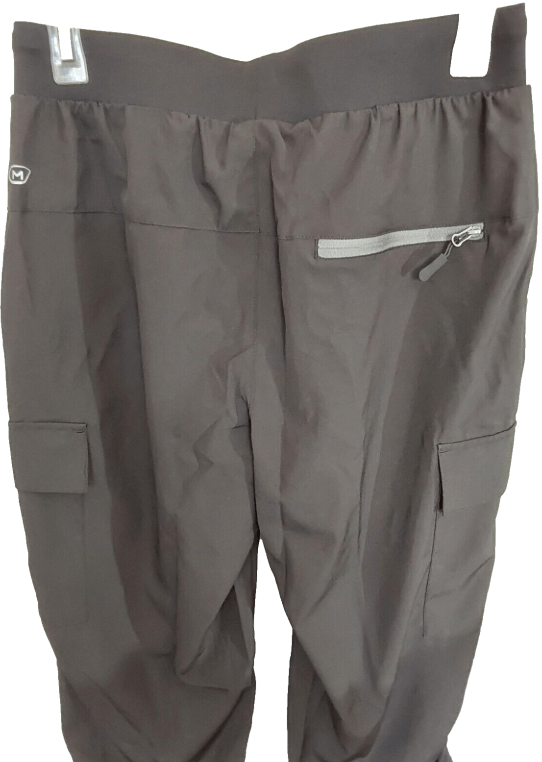 M MAROAUT Clothing, Shoes & Accessories:Women:Women's Clothing:Pants M MAROAUT Women's Black Capri Athletic Cargo Pants Zipper Pockets Size Med. NWT