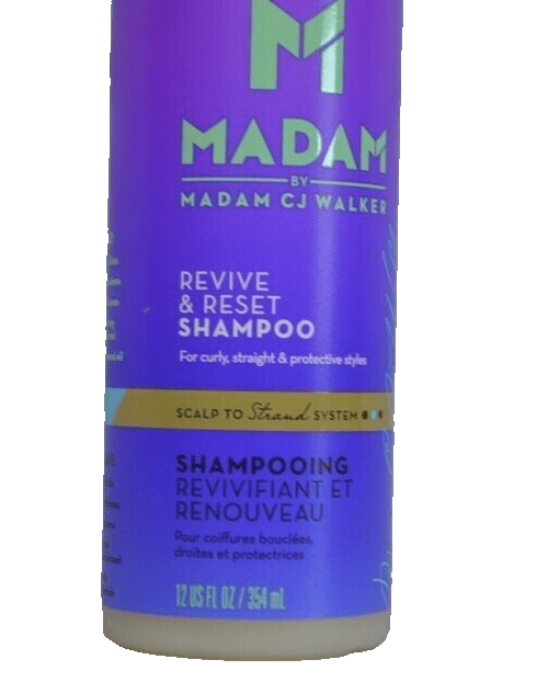 Madam CJ Walker Health & Beauty:Hair Care & Styling:Shampoos & Conditioners Madam by Madam C.J. Walker REVIVE & RESET Sulfate Free Shampoo ~ 12fl oz ~ New