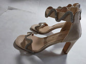 Milanolce Clothing, Shoes & Accessories:Women:Women's Shoes:Sandals MILanolce Women's Sz 7 High Heel Sandals w/Silver Rope on Ankle & Straps Straps