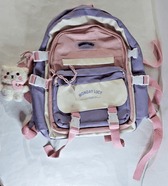 Monday Lucy Clothing, Shoes & Accessories:Kids:Backpacks & Bags Monday Lucy Kawaii Backpack for Elementary School Cute Girl Purple/Pink ~ NWOT