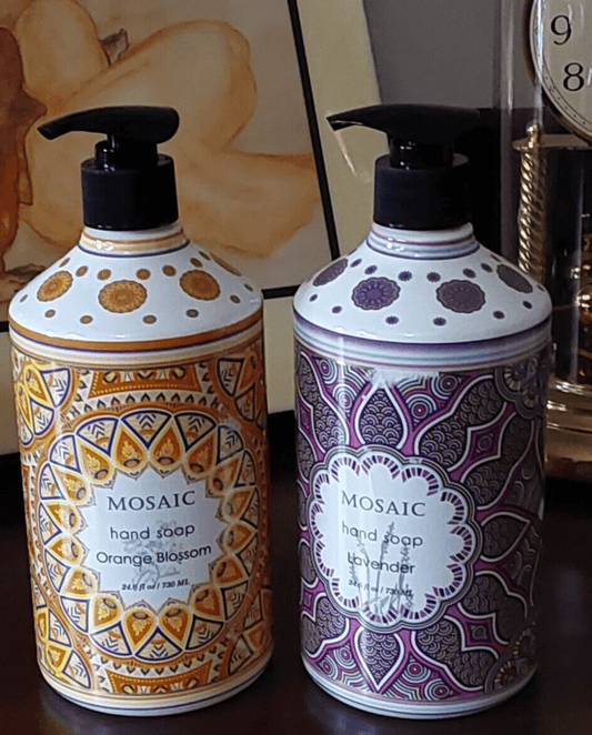 Mosaic Health & Beauty:Bath & Body:Hand Washes Mosaic Liquid Hand Soap Set of 2, Lavender, Orange Blossom 24.6 fl oz/730 ML Ea.