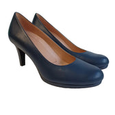 Naturalizer Clothing, Shoes & Accessories:Women:Women's Shoes:Heels Naturalizer Heels Womens Size 9 M Navy Leather Michelle Pump Classic Comfort NEW