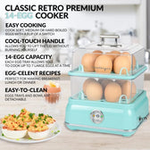 Nostalgia Home & Garden:Kitchen, Dining & Bar:Small Kitchen Appliances:Electric Egg Cookers Nostalgia Classic Retro Ivory 14-Capacity Egg Cooker NCLEC14CRM6A - Open Box