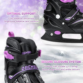 OBENSKY Sporting Goods:Winter Sports:Ice Skating:Skates:Youth Skates OBENKSY Ice Skates for Kids, Girls & Boys 4 Adjustable Sizes L 39-42 - Magic-1