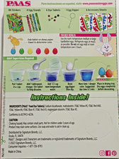 Paas Home & Garden:Holiday & Seasonal Décor:Table Décor PAAS 2 Packs DINO Easter Egg Decorating Kits ~ 86 Stickers Each~ Easy to Create