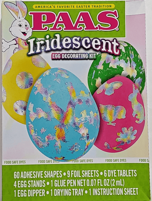 Paas Home & Garden:Holiday & Seasonal Décor:Table Décor PAAS 3 Packs IRIDESCENT Easter Egg Decorating Kits ~ New