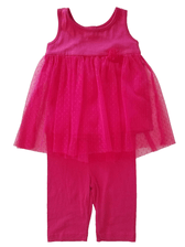 Park Bench Kids Clothing, Shoes & Accessories:Baby:Baby & Toddler Clothing:Outfits & Sets 2 Sets Park Bench Kids Girl Pink & Orange 2-Piece Tank & Leggings Outfits ~ 12 M