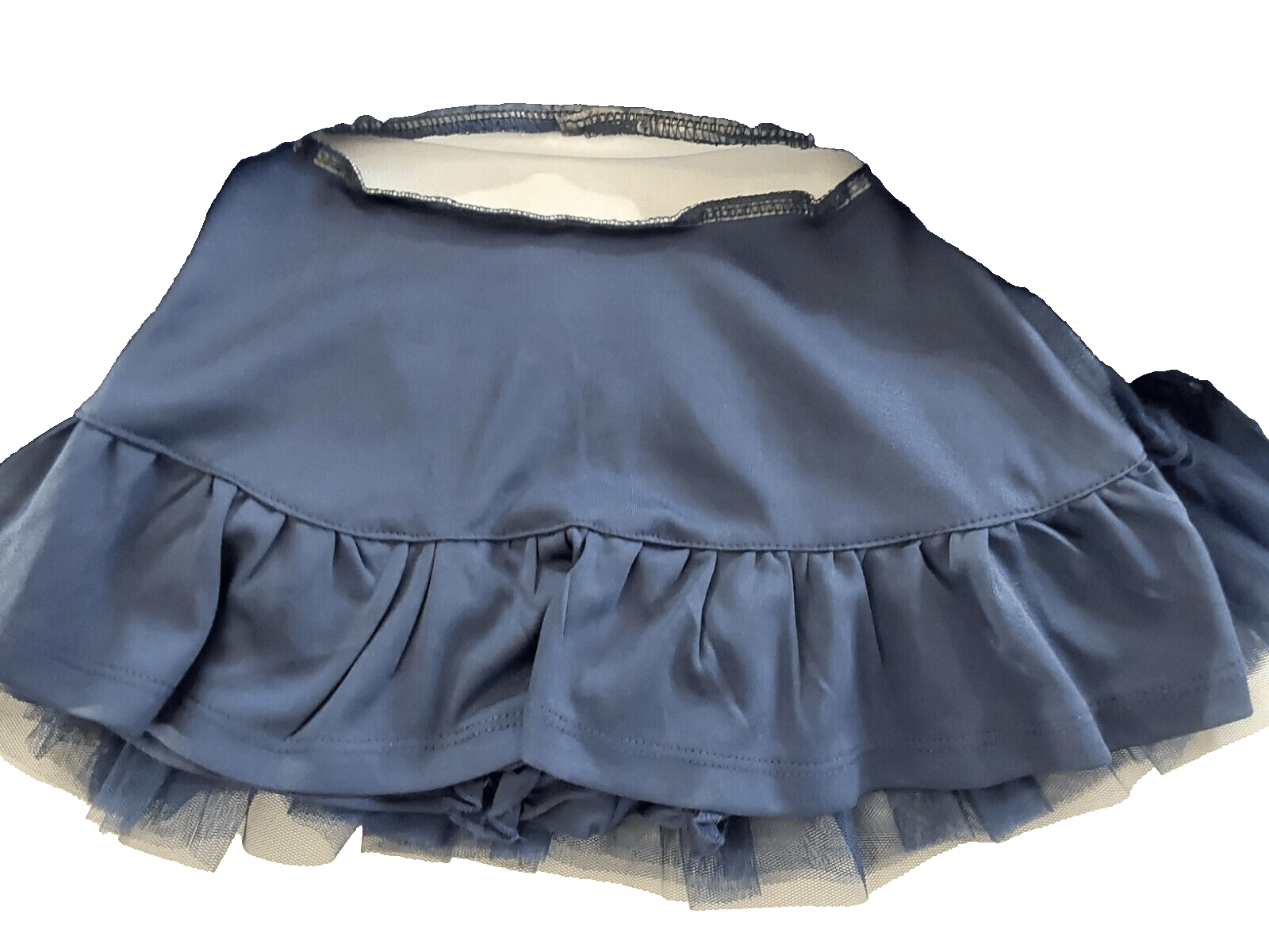 Pippa & Julie Clothing, Shoes & Accessories:Baby:Baby & Toddler Clothing:Dresses Pippa & Julie 2PC Dress Denim Appliqued Top Tulle Skirt Diaper Cover 12 M  ~ NWT