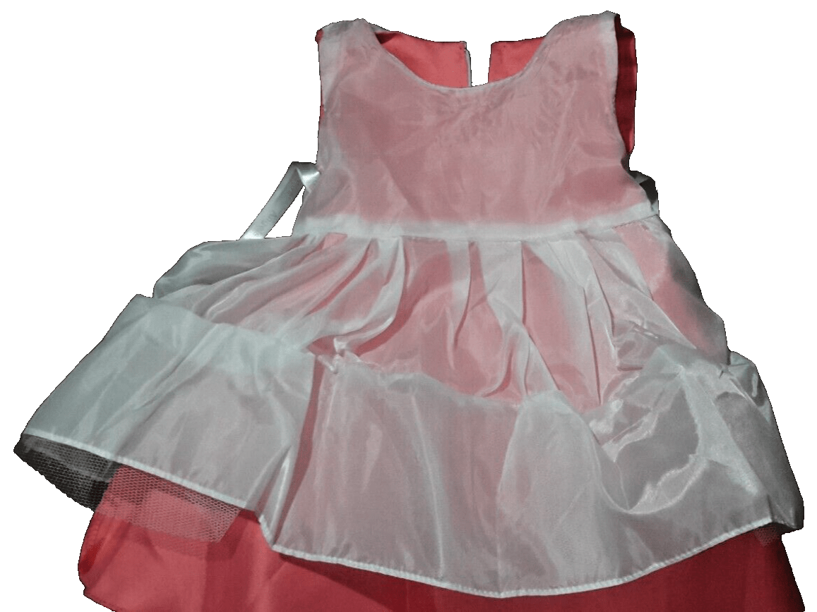 The Angels Couture Collection Clothing, Shoes & Accessories:Kids:Girls:Girls' Clothing (Sizes 4 & Up):Dresses Angels Couture Girls Coral Pink Fit & Flare Tulle Skirt Dress Size 18M  ~  NWOT