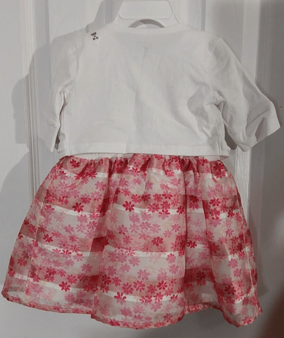 The Children's Place Clothing, Shoes & Accessories:Baby:Baby & Toddler Clothing:Dresses The Children's Place 2PC Dress 12-18M White Bolero Pink White Striped Skirt~ NWT